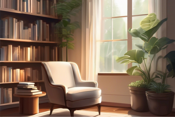 Ambiente de Leitura Minimalista
